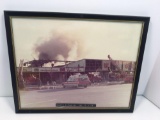 Framed picture(GRANT'S Fire HARRISBURG PA 1972)