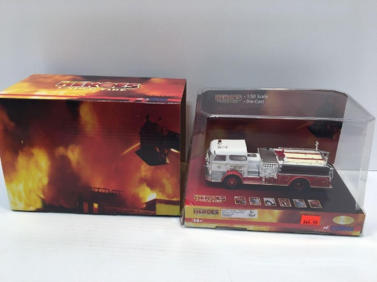 CORGI Heroes Under Fire die cast 1:50 scale MACK C Pumper-Engine 31 fire truck(BALTIMORE MD US53205)