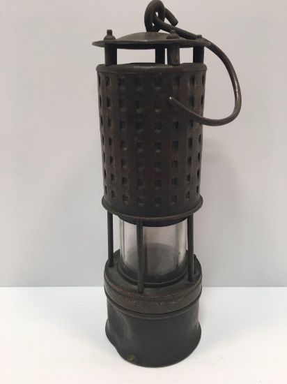 Vintage PERMMISBLE miners safety lamp