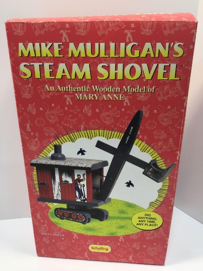 SCHYLLING wooden Model of MARY ANNE MIKE MULLIGANS STEAM SHOVEL(NIB)