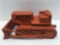 Cast iron ALLIS CHALMERS toy bulldozer(BEMISS EQUIP CORP)