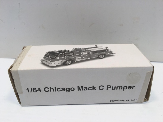 CODE 3 die cast 1/64 scale MACK C Pumper fire truck(CHICAGO)