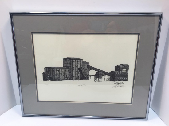 Framed/matted mine picture(Ashley Pa;60/400)