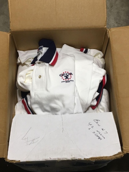 Partial case JERZEE white Golf shirts