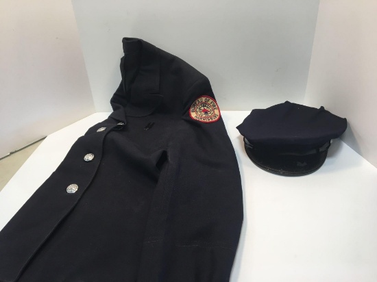 Vintage BUREAU OF FIRE dress jacket and hat