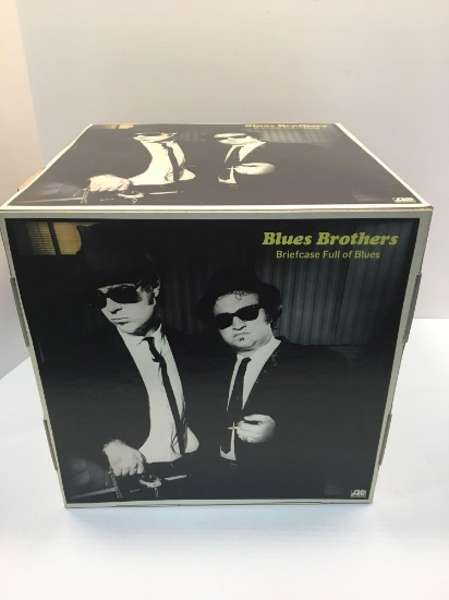 Advertising cardboard cube(BLUES BROTHERS BRIEFCASE FULL OF BLUES)