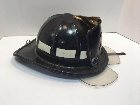 CAIRNS fire helmet/leather front shield(1 WILLINGTON)