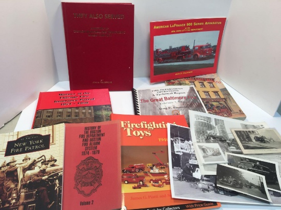 Firefighting themed books,pictures