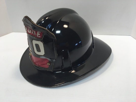 MSA fire helmet/leather front shield(ENGINE 10)