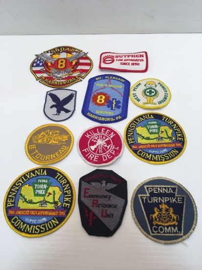 Emergency services/Utilities shoulder patches
