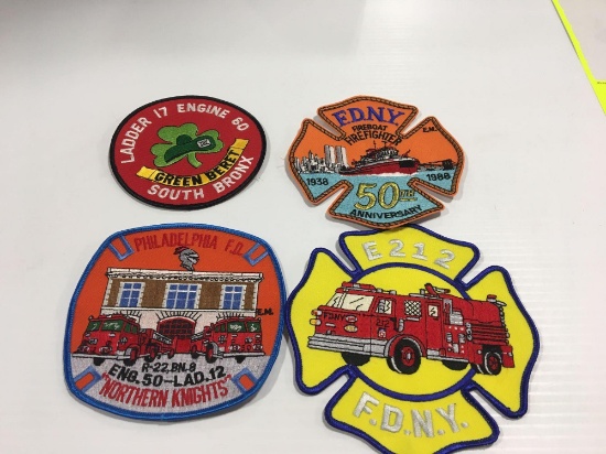 Fire company shoulder patches