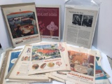 Vintage HOWARD JOHNSON advertising brochures/inserts,HOWARD JOHNSON memorabilia