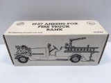 ERTL die cast 1937 AHRENS FOX Pumper fire truck(JUNIOR HOSE CO #7571)