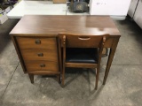 Vintage desk/matching chair