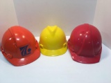 3 safety helmets
