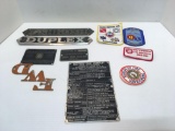 Mining machinery ID badges,fire truck ID badges,shoulder patches,more