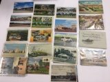 Vintage traveling/restaurant/roadside themed postcards