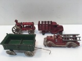 Vintage cast iron toys(some HUBLEY)