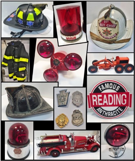 AMAZING ANTIQUES! Firefighter, Toys, PA History!