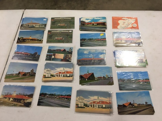 Vintage HOWARD JOHNSON themed postcards(approximately 50)