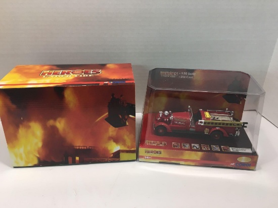 CORGI Heroes Under Fire die cast 1:50 scale fire truck(MORRISTOWN NJ)