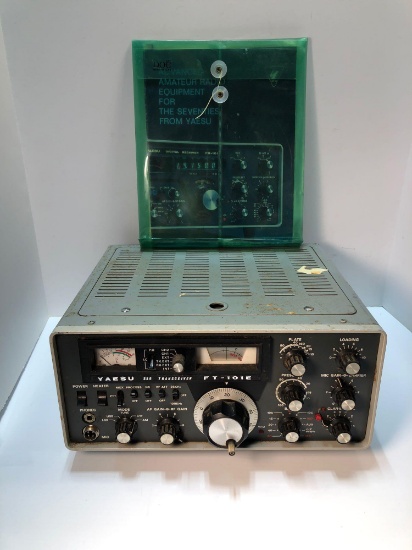 Ham & Amateur Radio YAESU SSB transceiver (FT-101E)/book