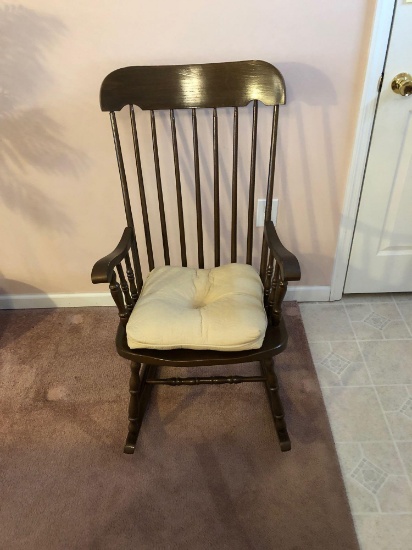 Vintage wooden rocking chair