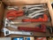 Vise grips, pipe wrenches, aviation sheer, more