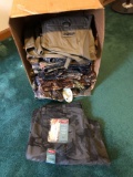 Hunting clothes (shirts, pants, fishing vest) (sizes vary extra large 2X large;pants 42)