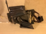 Fishing boots, hip waders (size 13)