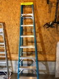 WERNER 8 foot fiberglass ladder (model 6008)