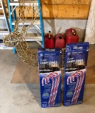 GE lighted candy canes,lighted deer