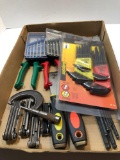 Utility knives , Allen wrenches, micrometer, aviation shears,more
