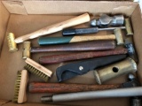 Brass hammers, pex cutter, ball pain hammers, more