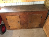 Handcrafted workshop storage cabinet