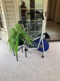 WESLO stationary bike,plant stand/plant