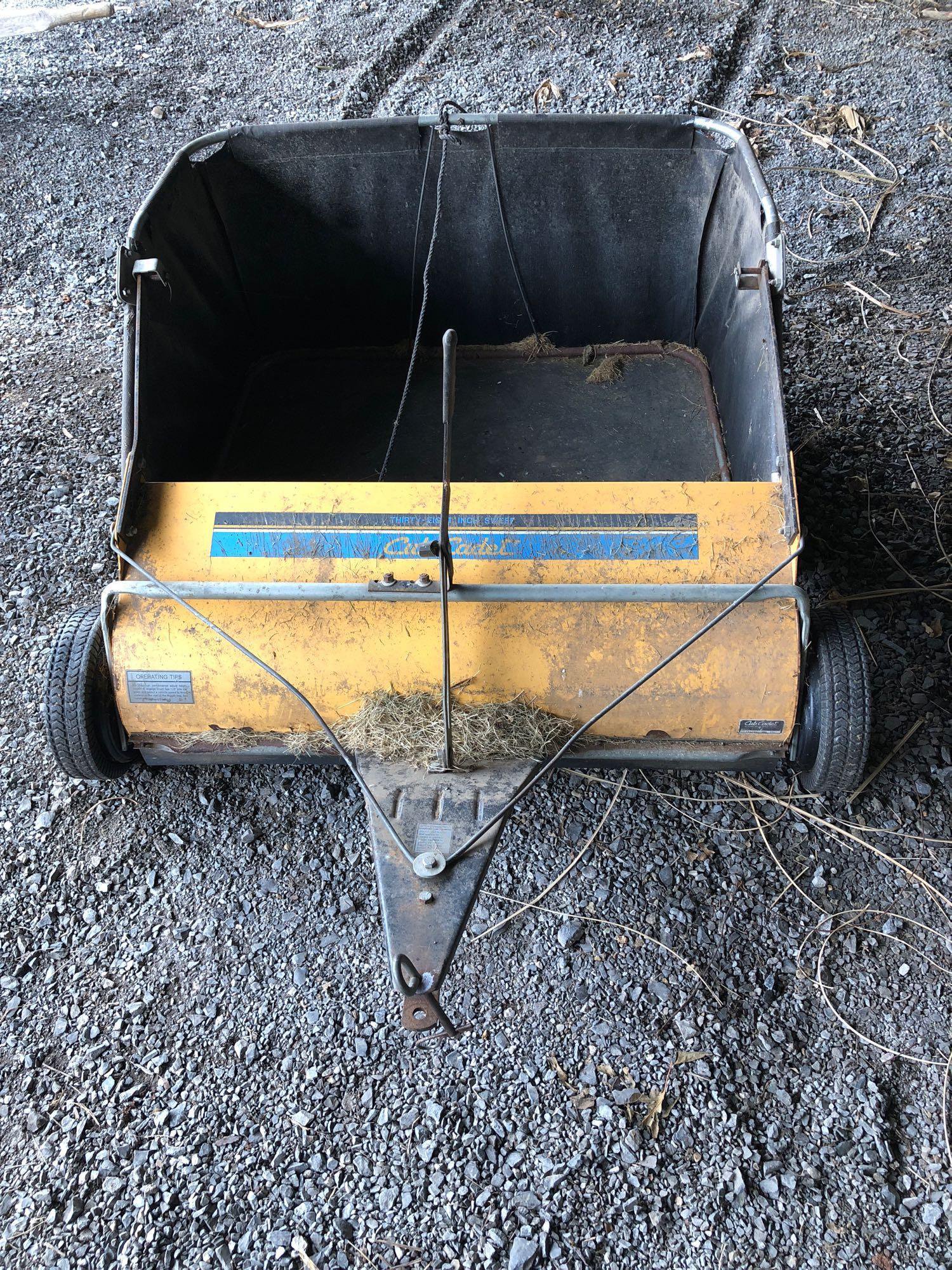 Cub cadet online sweeper