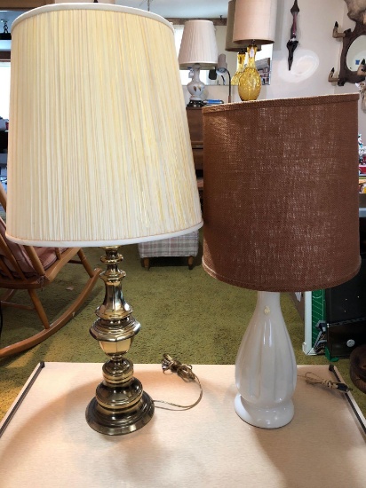 2- table lamps