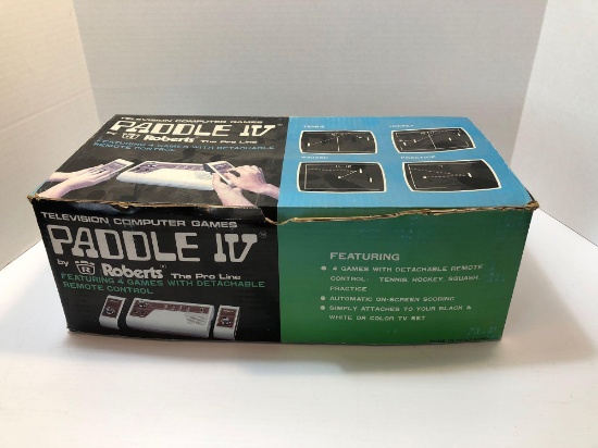Vintage television computer game PADDLE IV by ROBERTS