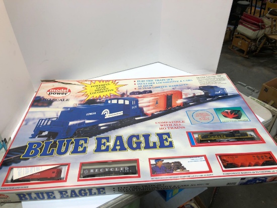 MODEL POWER Blue Eagle HO Scale electric train set No.1049