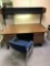 Commercial desk/lighted shelf and office chair