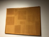 Framed corkboard