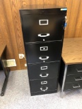 Legal sized 4 drawer metal file cabinet