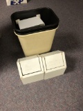 3 trash cans,UNIPRO disposal cans