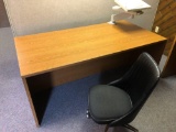Office desk/moniter stand and rolling chair
