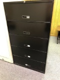 5 drawer lateral SHAW/WALKER file cabinet