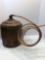 Copper bucket/can with copper coil attached