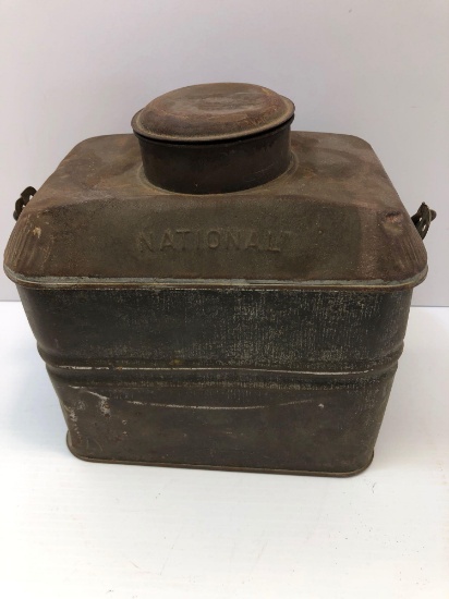 National Brand Miner's Tin Lunchbox