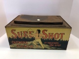 Vintage SURE SHOT Chewing Tobacco tin