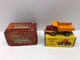 BUDGIE TOYS die cast EUCLID Tipper Truck(No242),HEROES UNDER FIRE 1:32 scale Firefighters in History